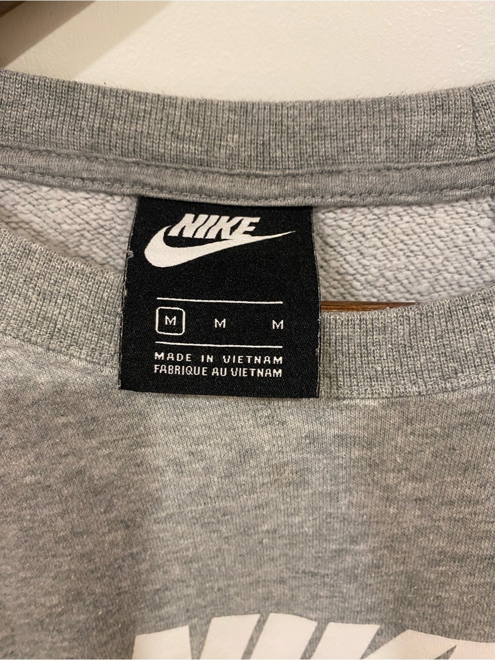 Nike Gray Logo Crew Sweatshirt - Women's - Picture 3 of 6
